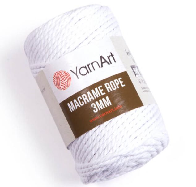 COT/VISC.ROPE:3MM:250Gx4PC (1KG) (Y-ART/MACR.ROPE-3MM)