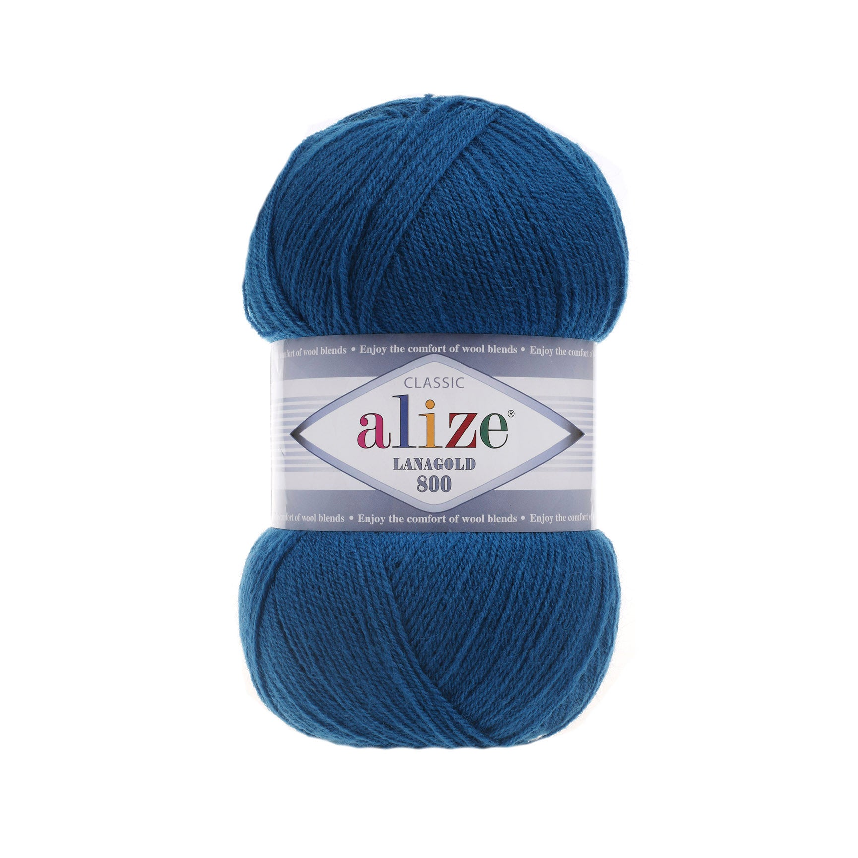 ACY.YARN:5BLx100GR (500grm) (ALIZE/LANA GOLD-800)