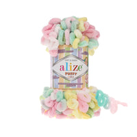 Alize Puffy Color Loop Yarn – 5 x 100g (500GM) (ALIZE/PUFFY-COLOR)