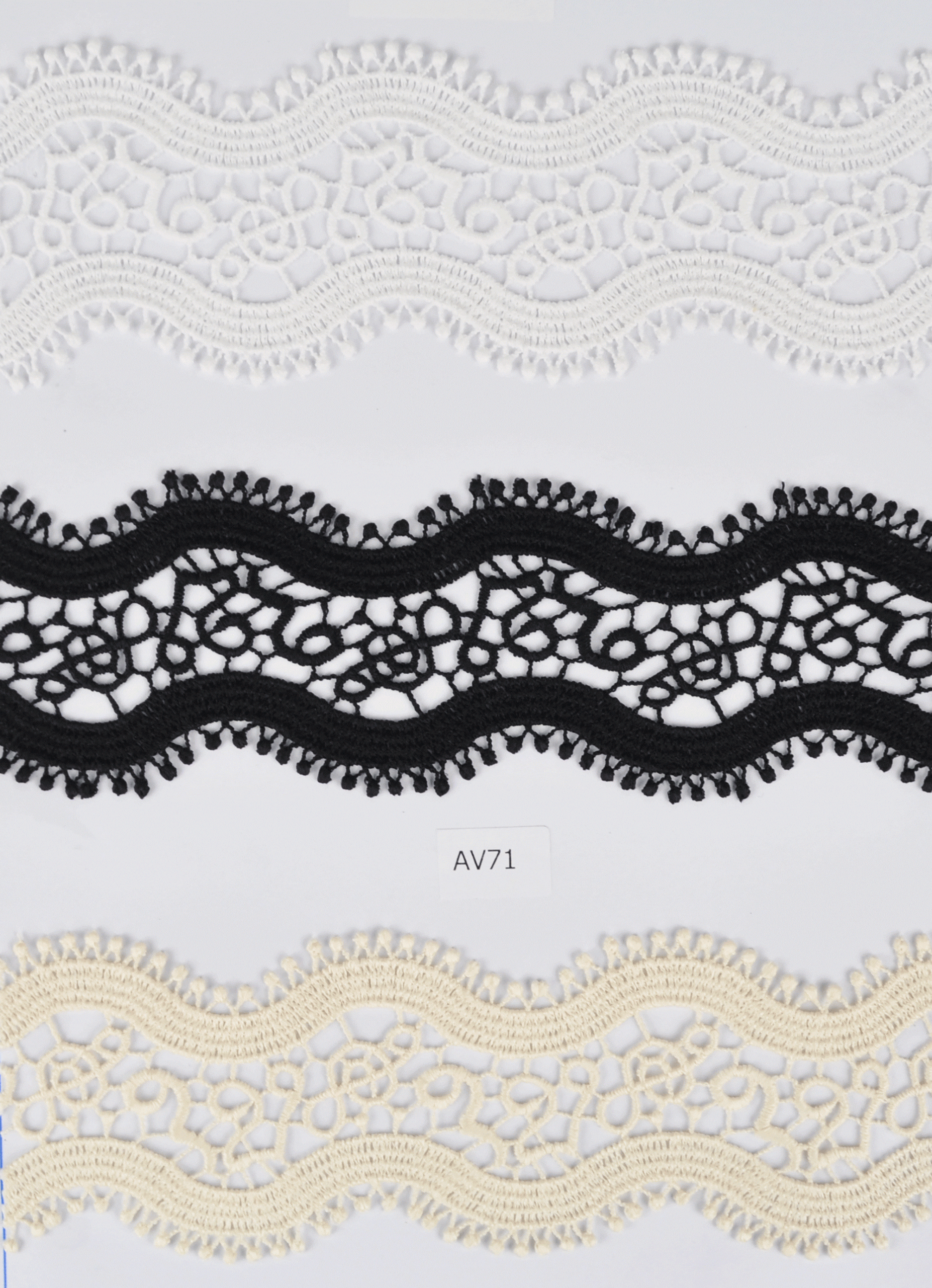 CH-CUT LACE W/TX:13.7MTx6.25CM (TX63-1073)