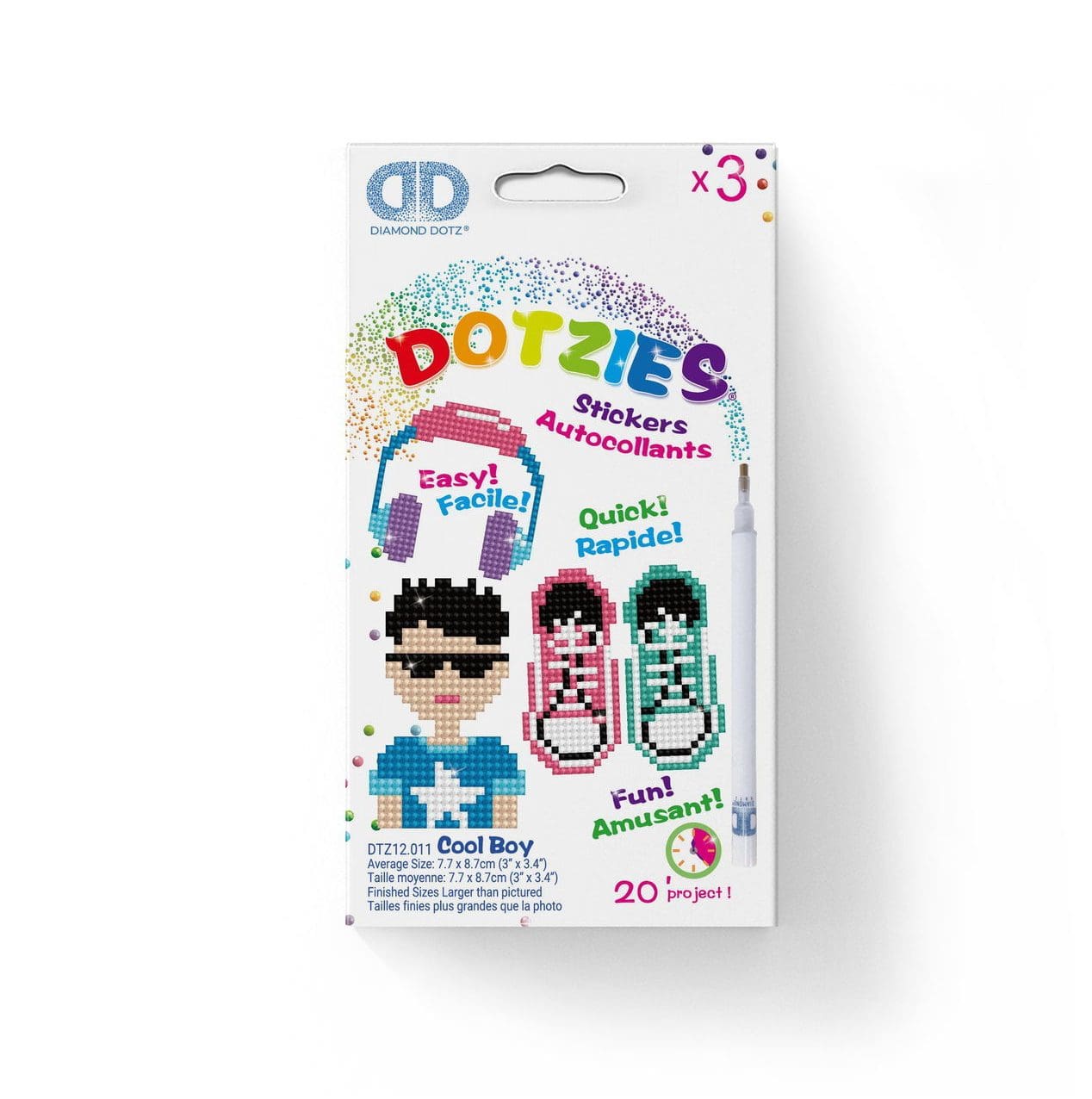DOTZIES Stickers – Cool Boy (DTZ12.011)