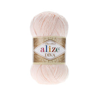 Alize Diva Silk Microfibre Yarn – 5 x 100g (500grm) (ALIZE/DIVA SILK)