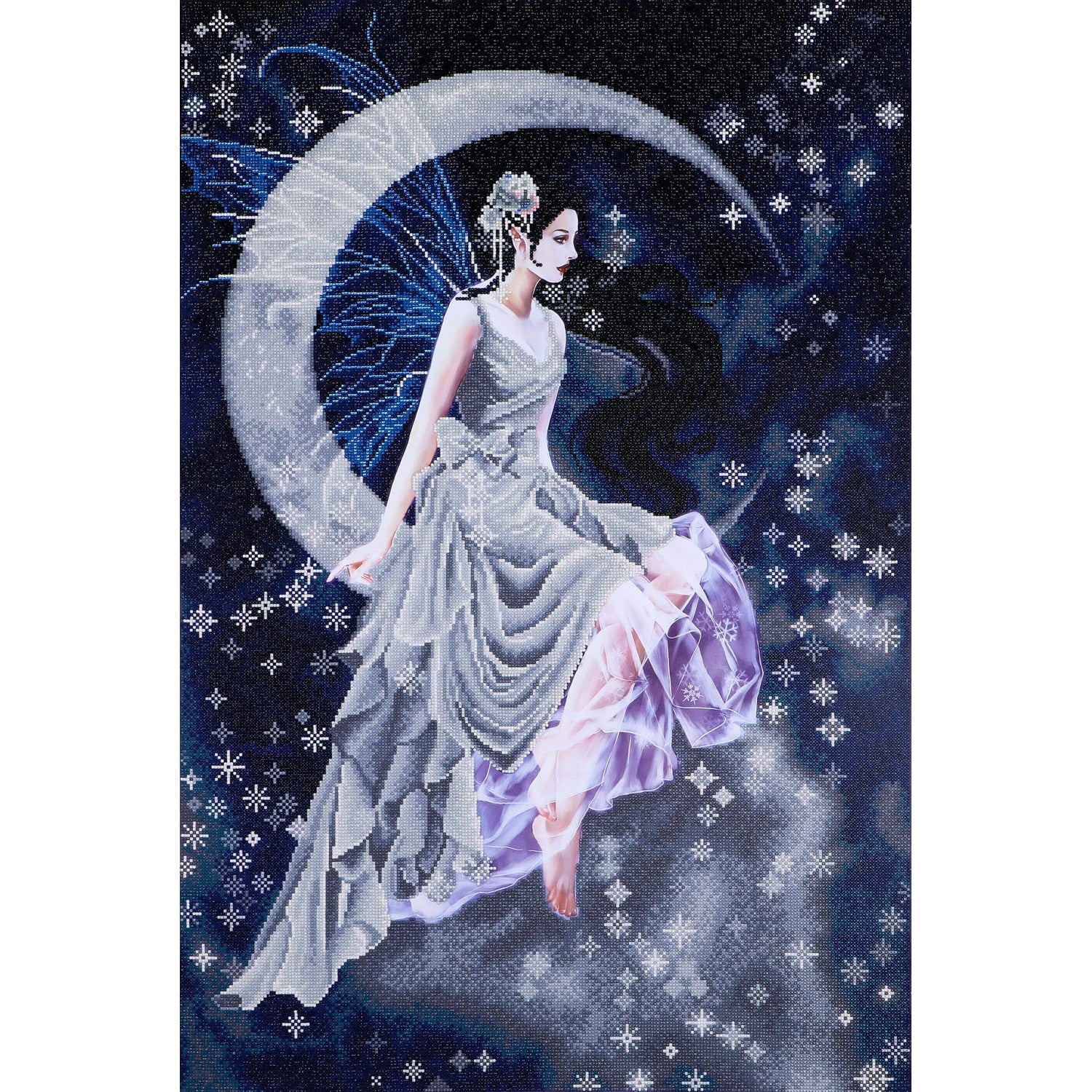 DIAMOND DOTZ ART CRAFT:FROST MOON (DD15.023)