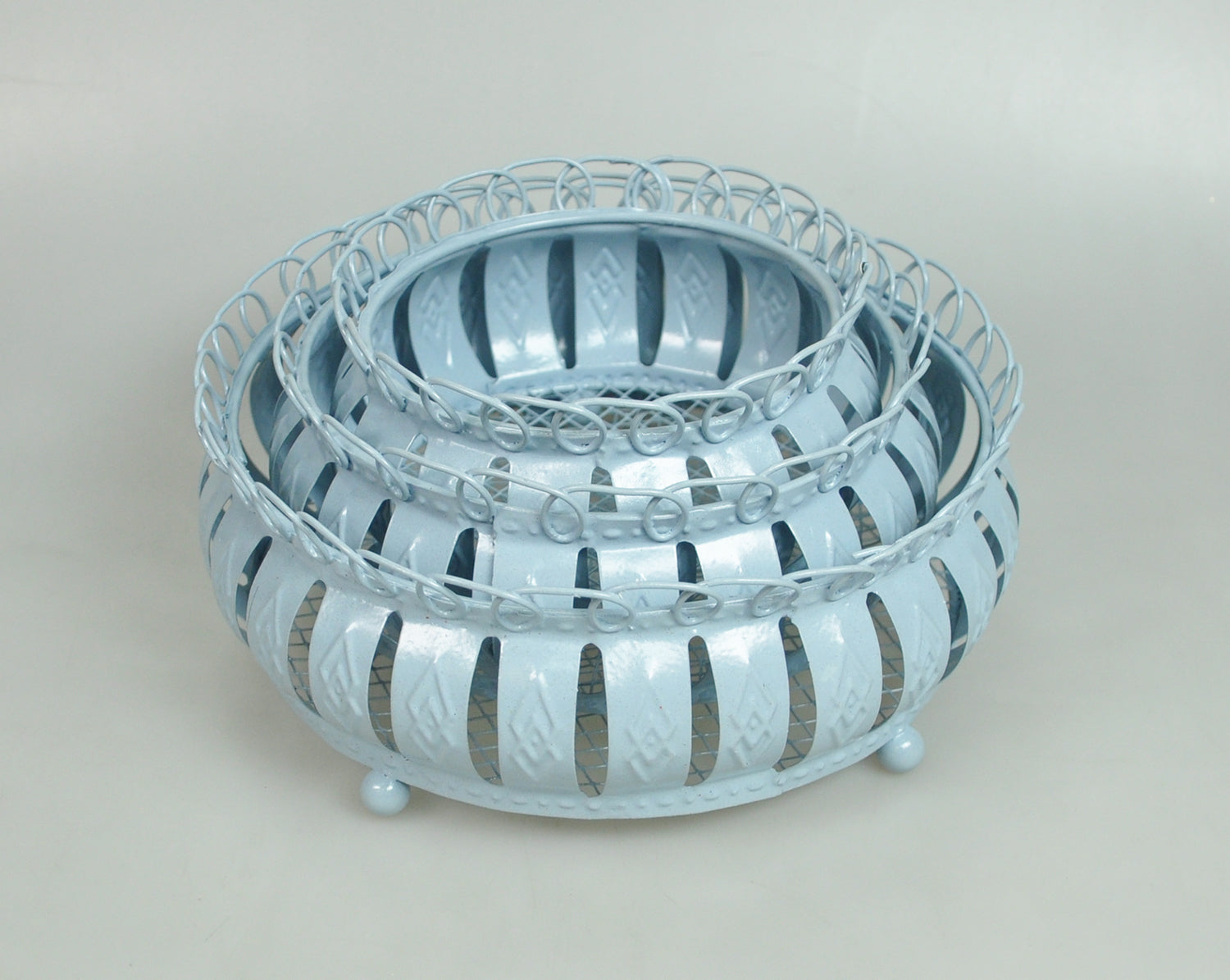 METAL BASKET:S/3 (HW171333/GS)