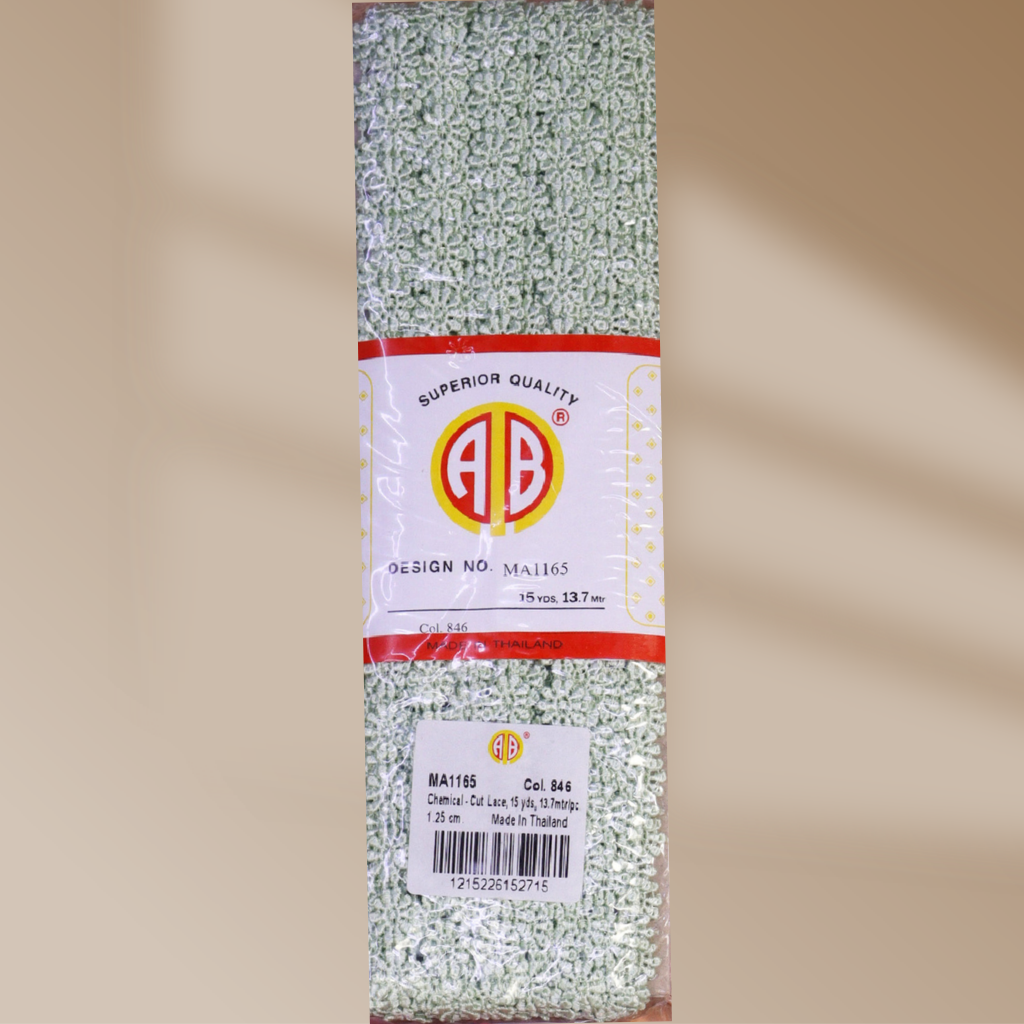 Petite Daisy Chemical Cut Lace Trim (MA1165)