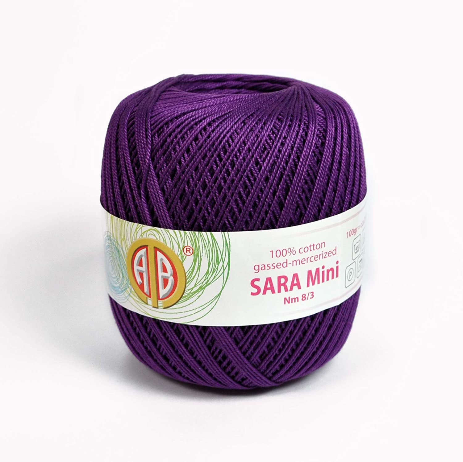 100%COT.YARN:100GRx3BL (300GRM) (SARA MINI/3)