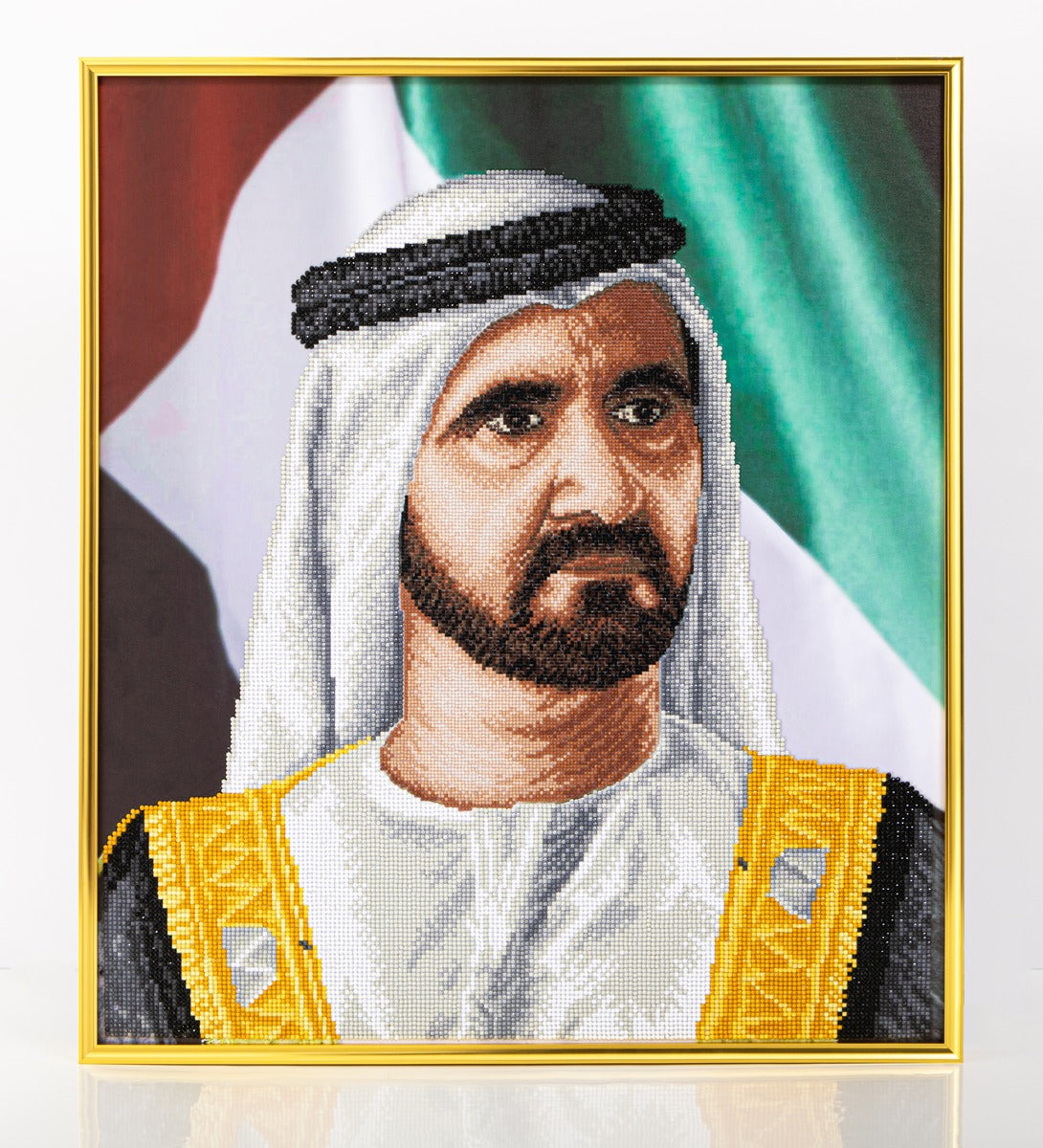DIAMOND FACET ART KIT: HH SHEIK MOHAMMED BIN RASHID (DD11.044)