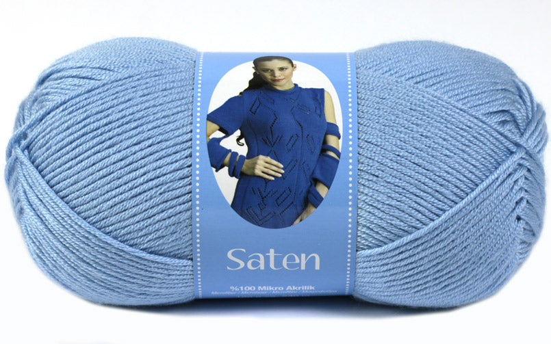WOOL YARN:5BL/PKT (500GRM) (NAKO/SATEN)