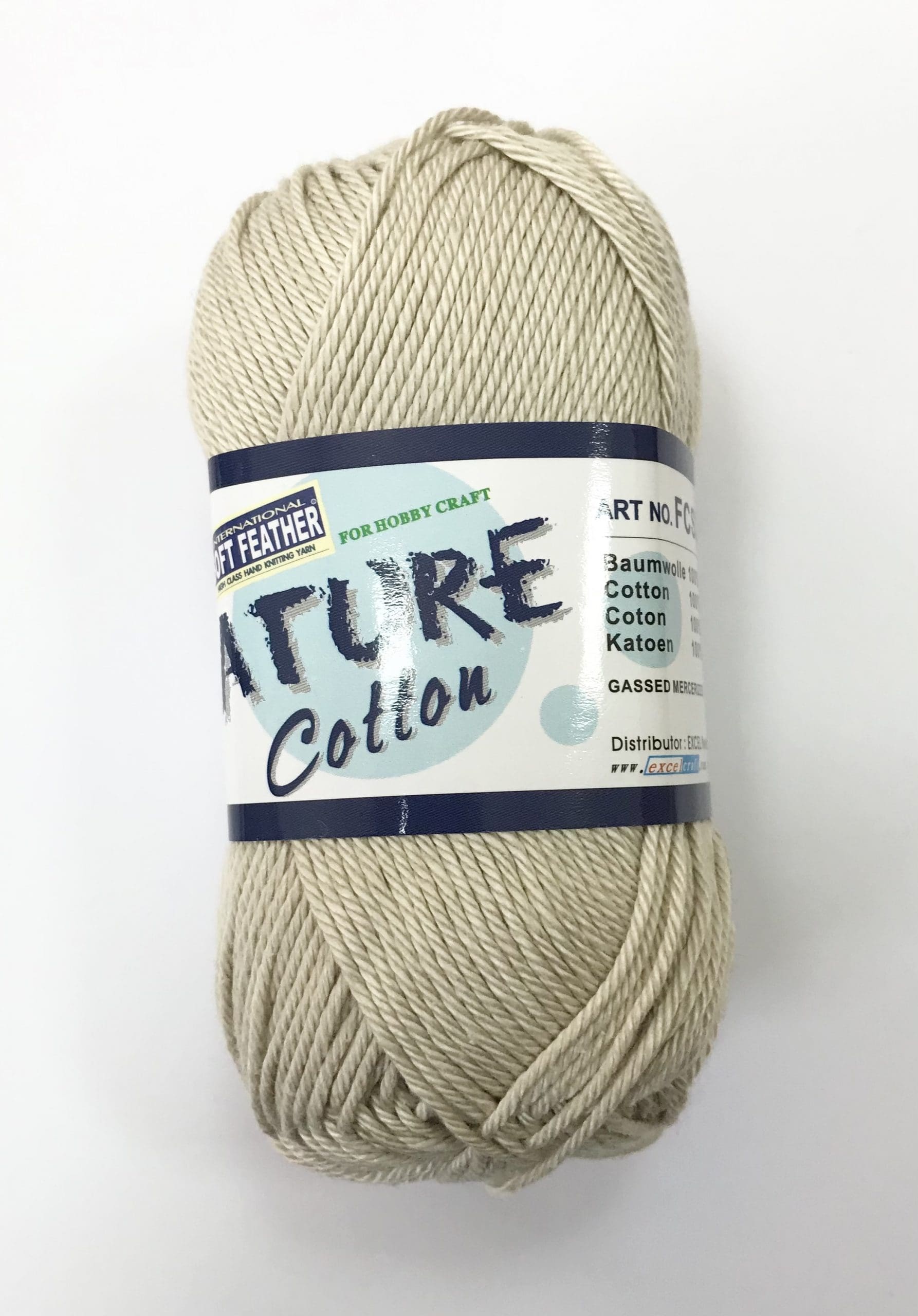 KNIT.YARN COT;10BLx50G (1/2KG) (FC-205)