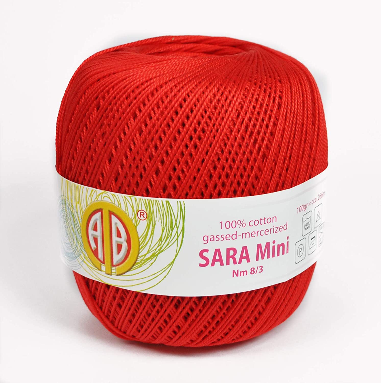 100%COT.YARN:100GRx3BL (300GRM) (SARA MINI/3)