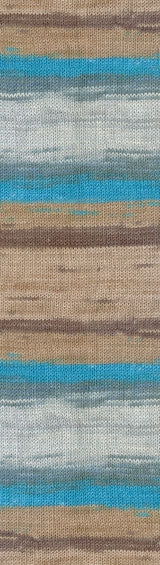 COT/ACY.YARN:5BLx100GR (500grm) (ALIZE/COTTON BATIK)
