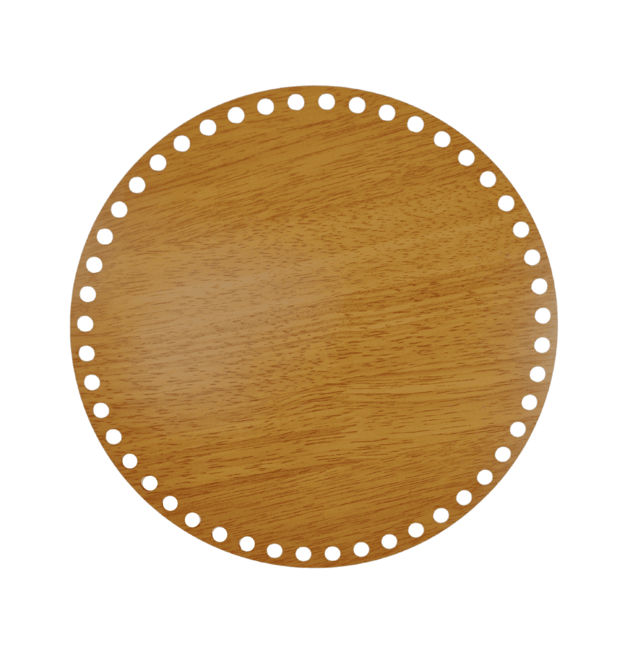 ROUND CARVING DK.WOOD (SH/ROUND-DW-25X25)