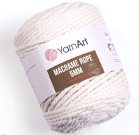 YarnArt Macrame Rope 5 mm – 500 g – Pack of 2 (Y-ART/MACR.ROPE-5MM)