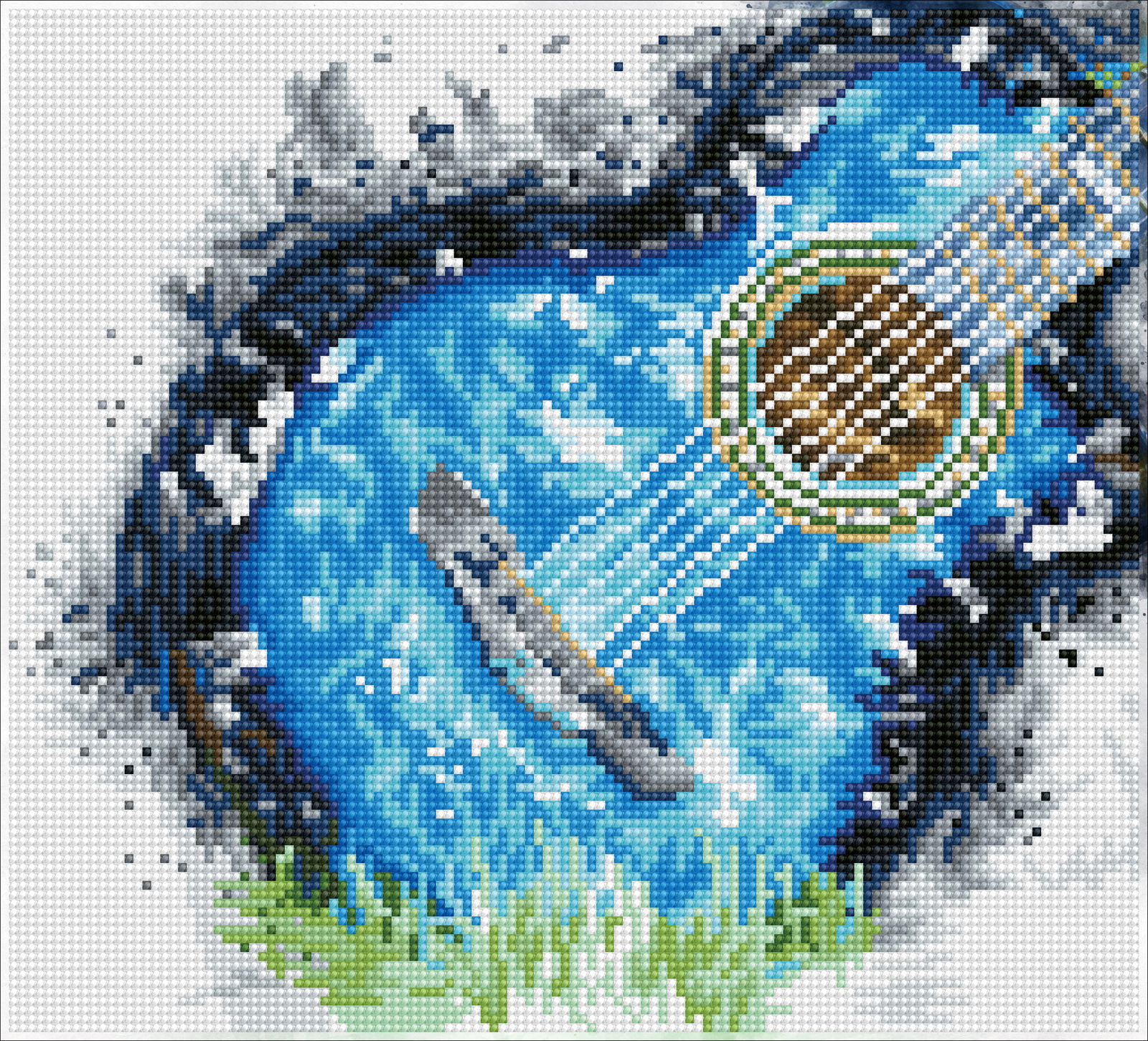 DIAMOND DOTZ ARTWORK KIT – BLUE GRASS (DQ8.019)