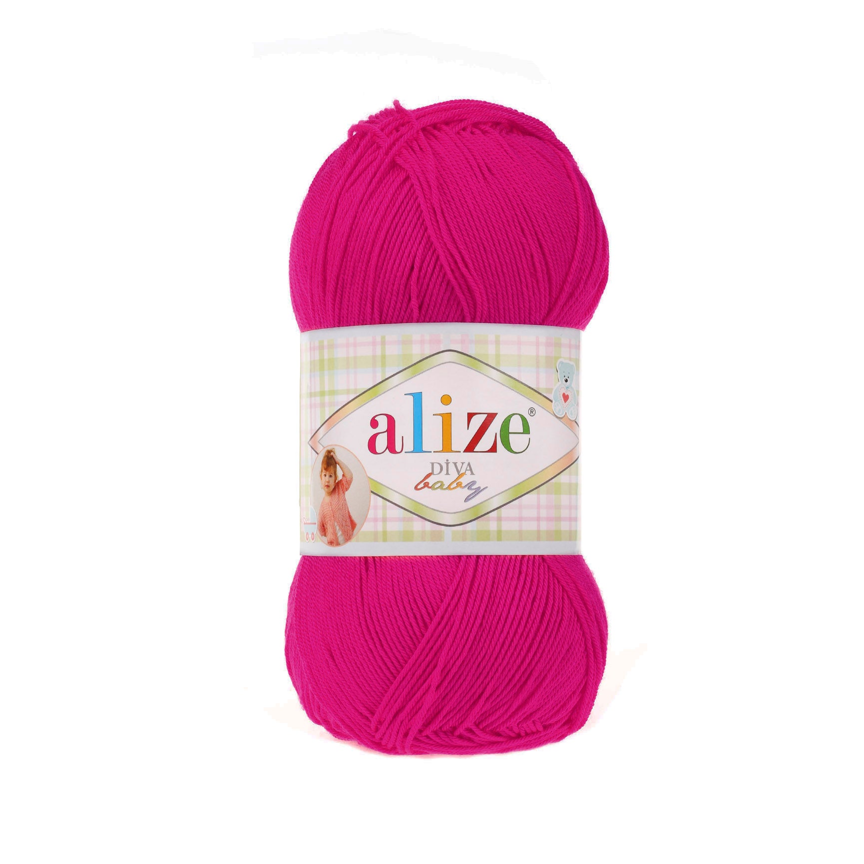 COT/ACY.YARN:5BLx100GR (500grm) (ALIZE/DIVA BABY)