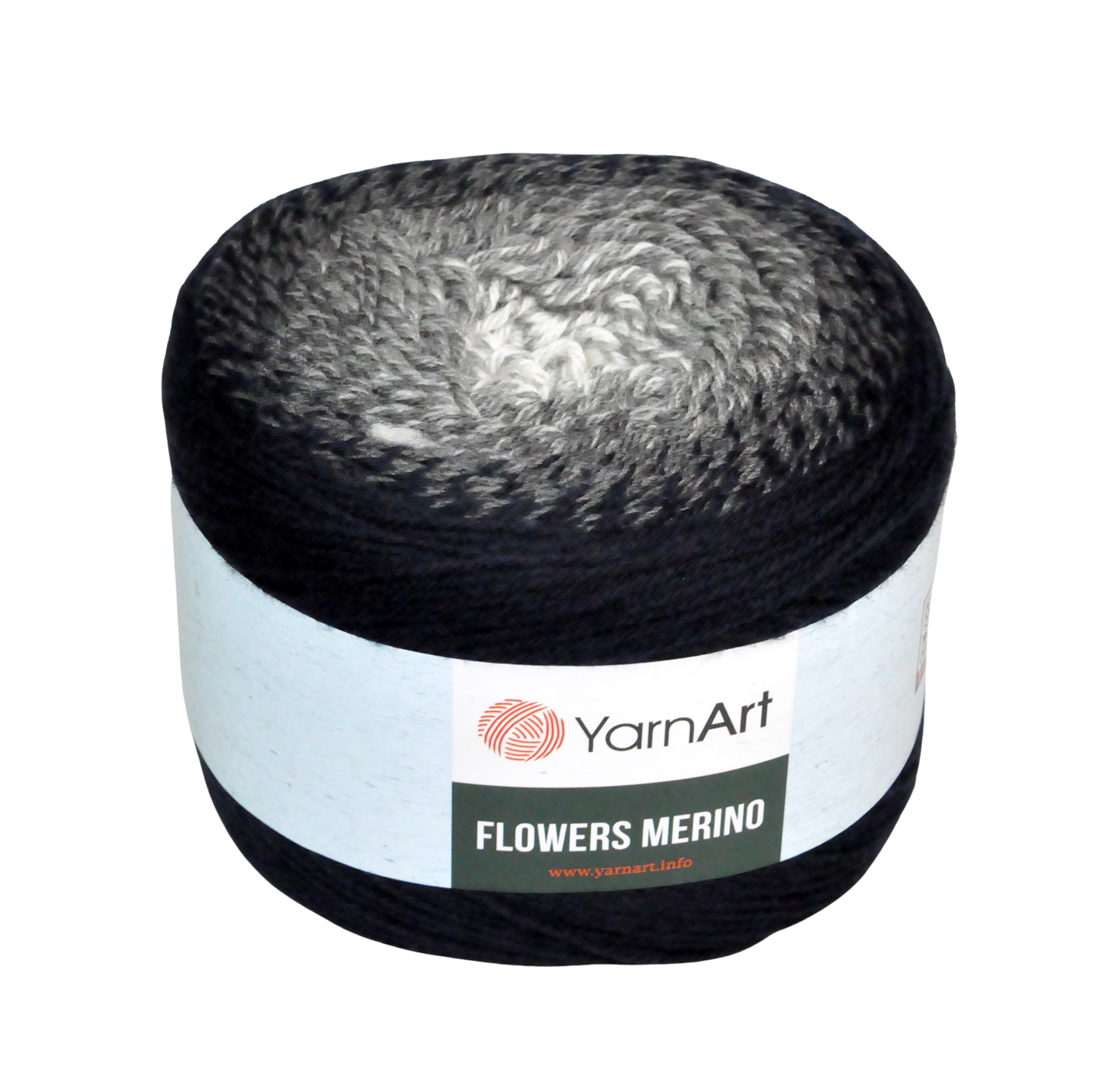 YARNART 25%WOOL-75%ACRY;225GX2B (450G) (Y-ART/FLOWERS MERINO)