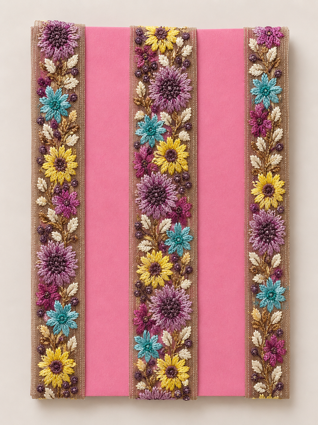 SG 6787 Floral Embroidered Lace Trim – 4CM x 9M