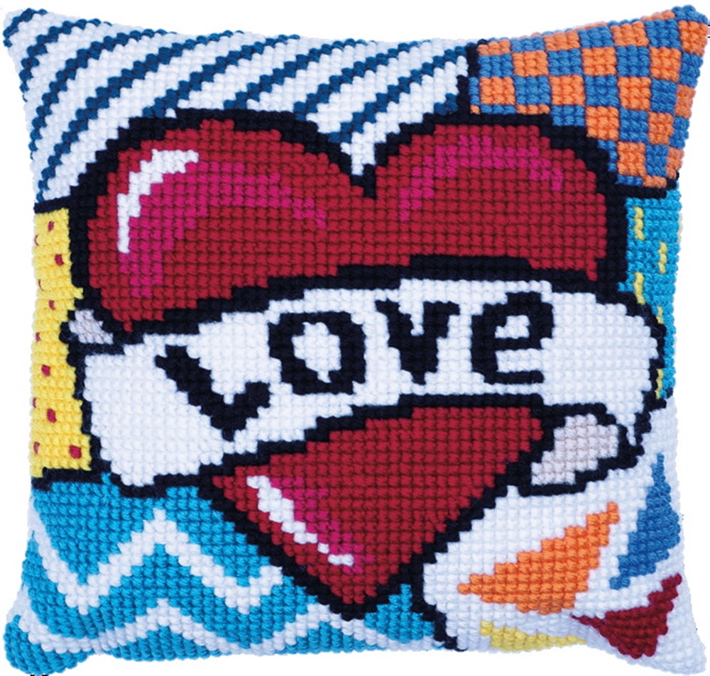 CROSS STITCH CUSHION KIT (LH9004)