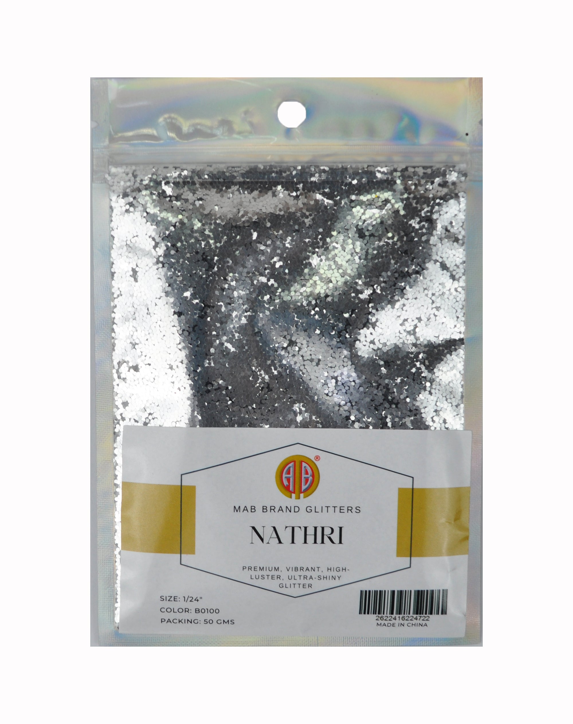 GILTTER POWDER:50GRx20PK (NATHRI-1/24-B0100)