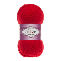 Alize Cotton Gold Cotton-Acrylic Yarn – 5 x 100g (500grm) (ALIZE/COTTON GOLD)