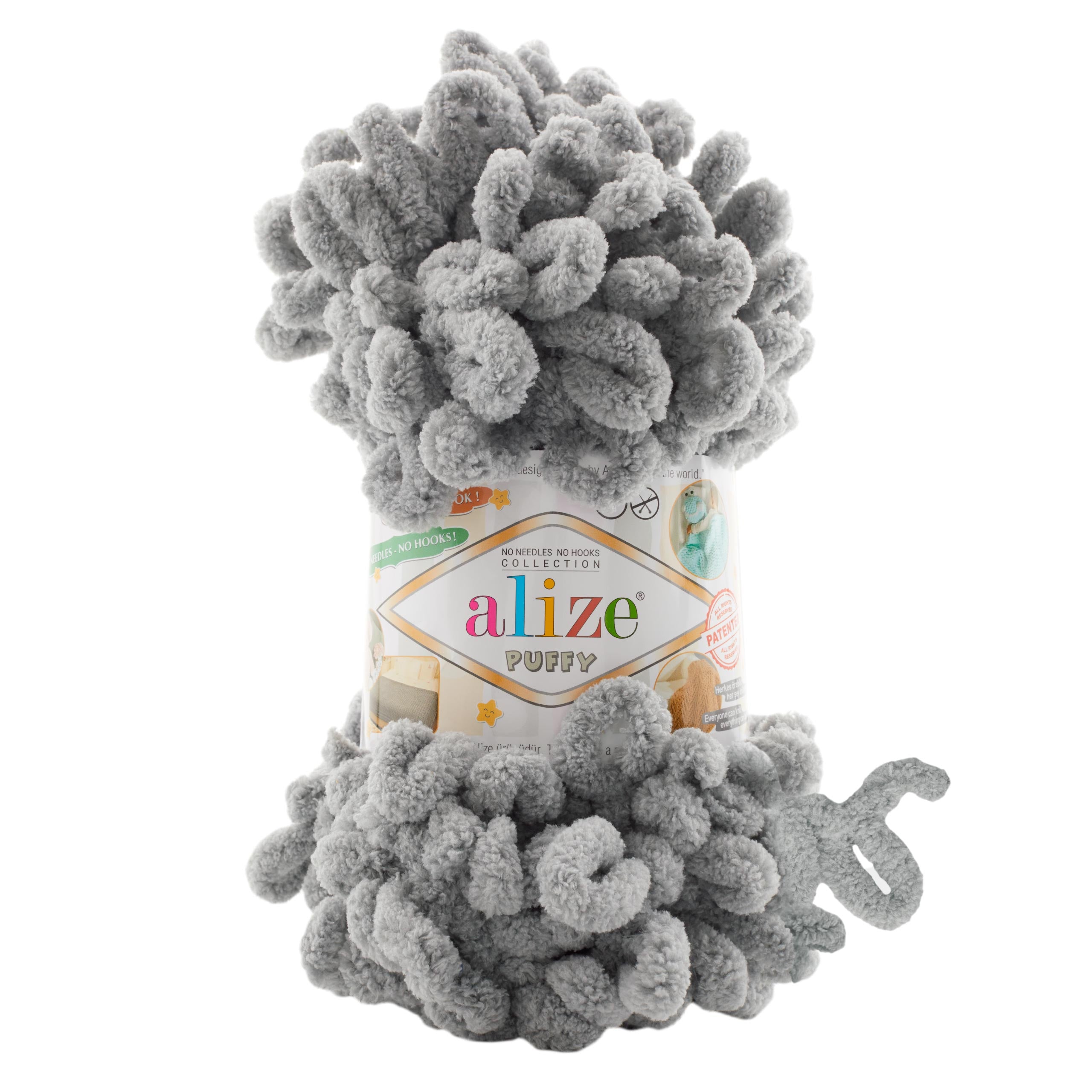 MICRO PL.YARN:5BLx100GR (500GM) (ALIZE/PUFFY)