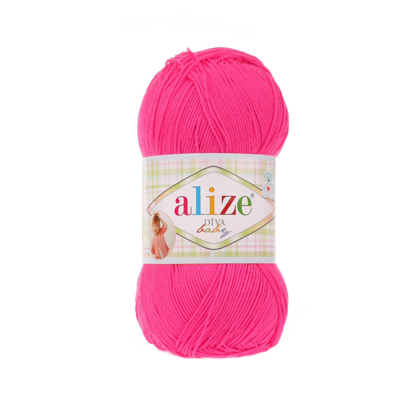 COT/ACY.YARN:5BLx100GR (500grm) (ALIZE/DIVA BABY)