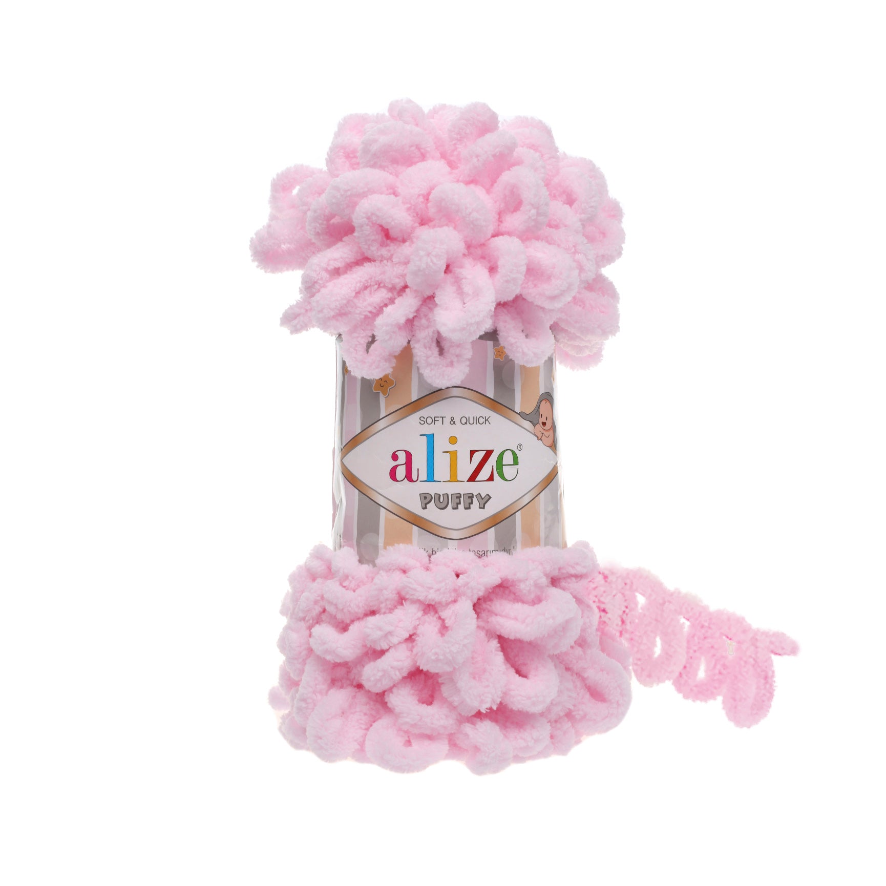 MICRO PL.YARN:5BLx100GR (500GM) (ALIZE/PUFFY)