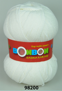 Saskia Kar-Ki Acrylic Yarn – 100 g × 5 Balls (BONBON/SASKIA KAR-KI)