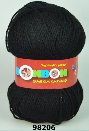 AKRY.WOOL YARN:100Gx5BL (500GM) (BONBON/SASKIA KAR-KI)
