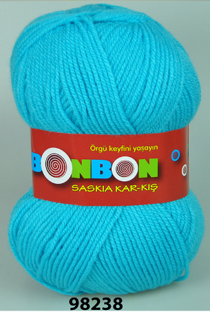 AKRY.WOOL YARN:100Gx5BL (500GM) (BONBON/SASKIA KAR-KI)