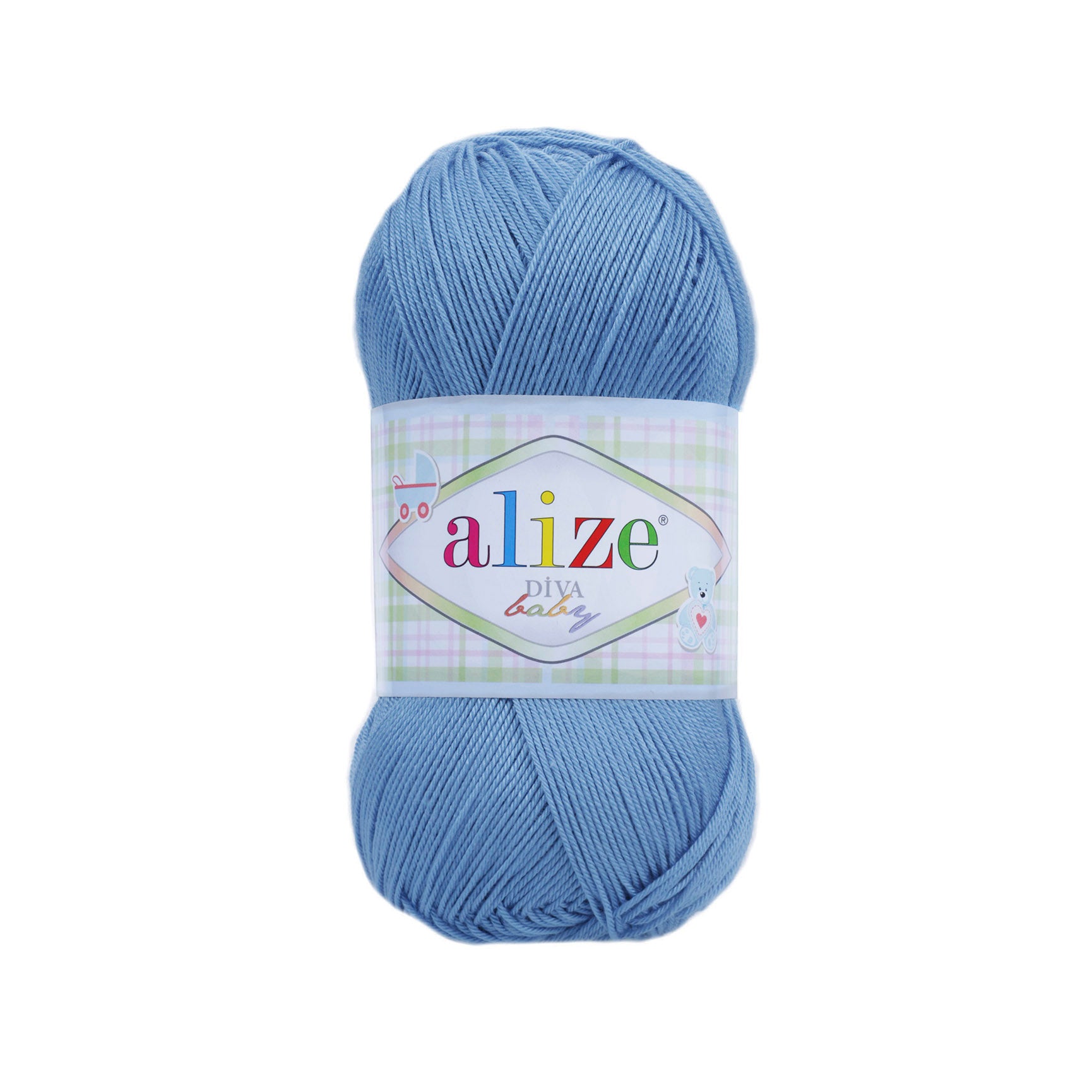COT/ACY.YARN:5BLx100GR (500grm) (ALIZE/DIVA BABY)
