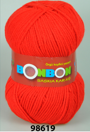 AKRY.WOOL YARN:100Gx5BL (500GM) (BONBON/SASKIA KAR-KI)