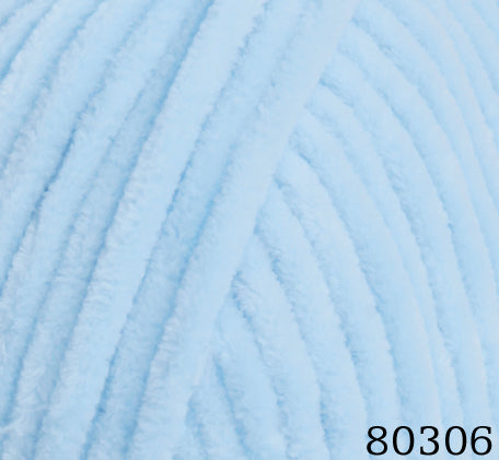 POL/WOOL YARN:100GRx5BL (500GR) (HIM/DOLPHIN BABY)