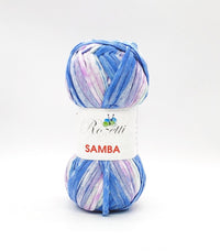Samba Acrylic Fancy Yarn — 100 g × 5 Balls (ROZ/SAMBA)