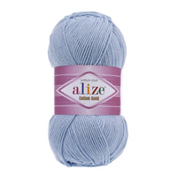 Alize Cotton Gold Cotton-Acrylic Yarn – 5 x 100g (500grm) (ALIZE/COTTON GOLD)