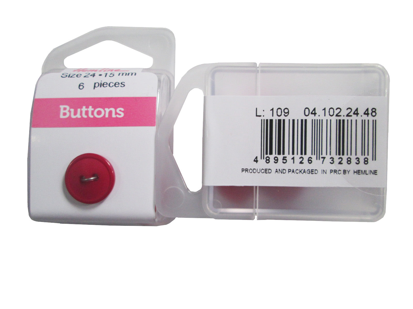 NYL.RD.BUTTON:3CRD*6PC (BOX/04.102.24.48)