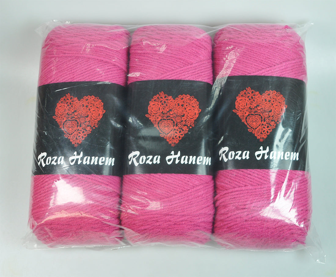 ACRY.YARN:200GRMx3 (600GRM) (ROZA HANEM)