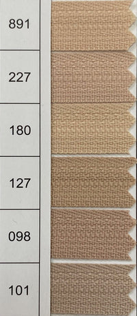 YKK Invisible Zippers – Pack of 10 (CHC-36/50CM-10PC)