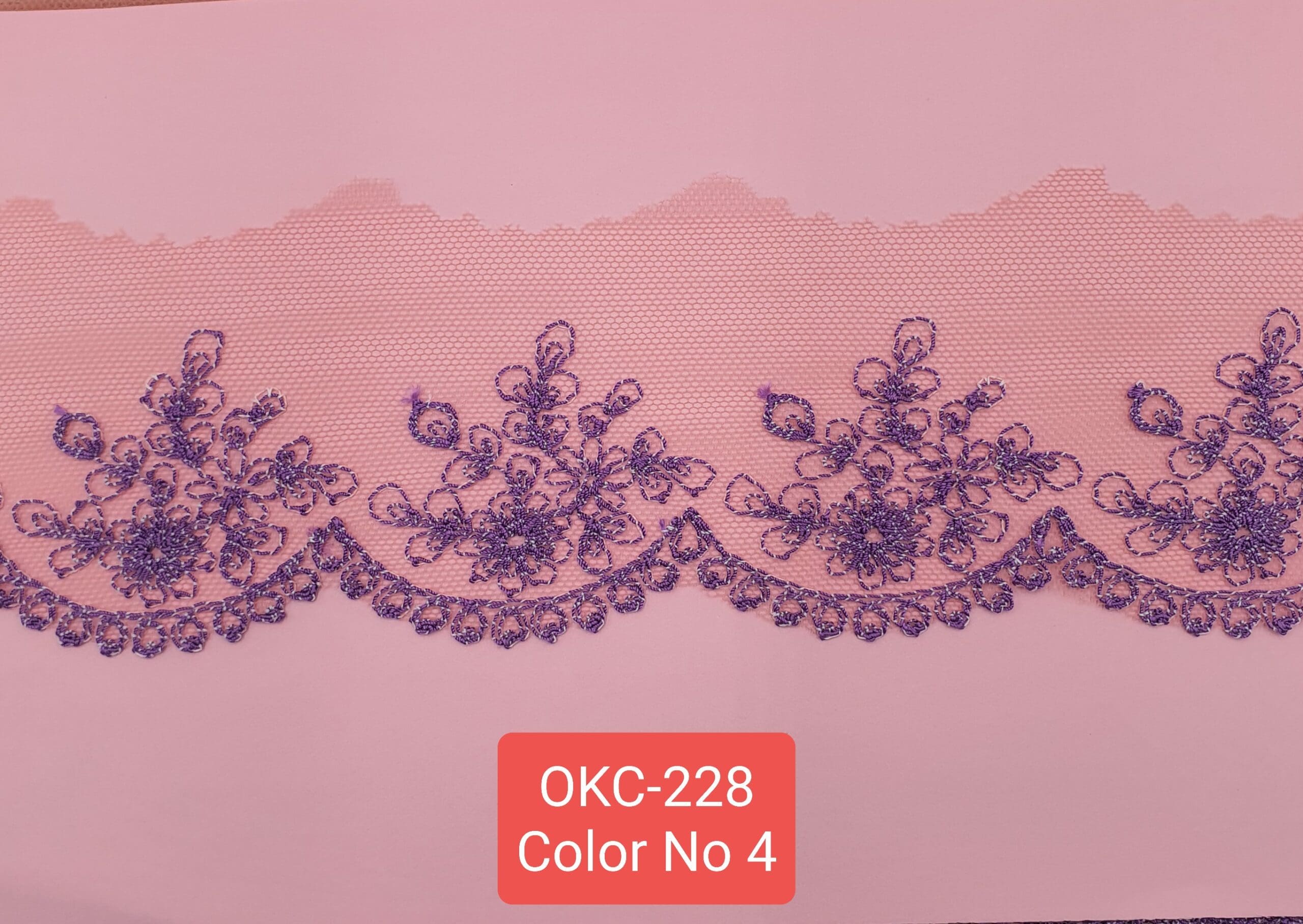 TULLE EMB.LACE (OKC-228)