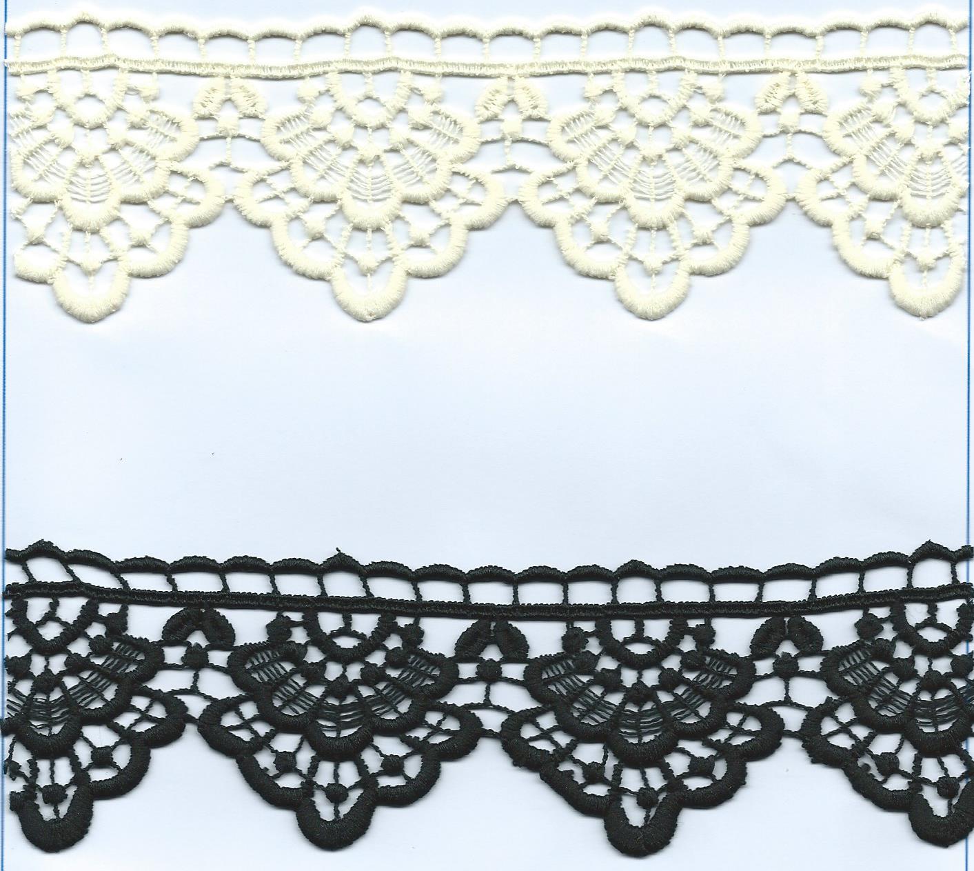 CH.CUT-LACE W/TEX :15Y:6.25CM (TX57-1136)