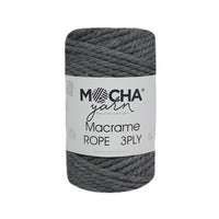 3-Ply Macrame Rope – 250g, Approx. 40m (MOCHA/ROPE)