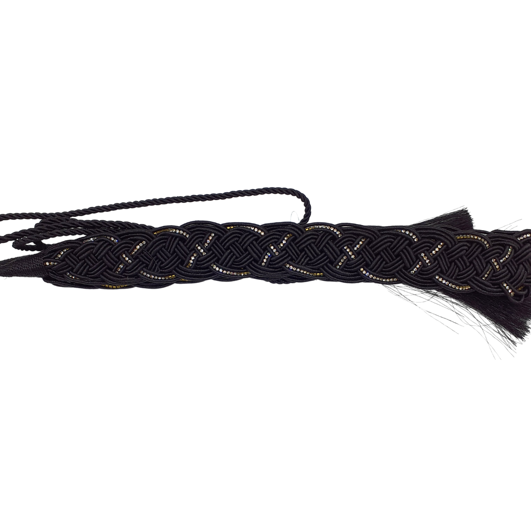 BELT TUSSELS W/STONE (BELT-3)