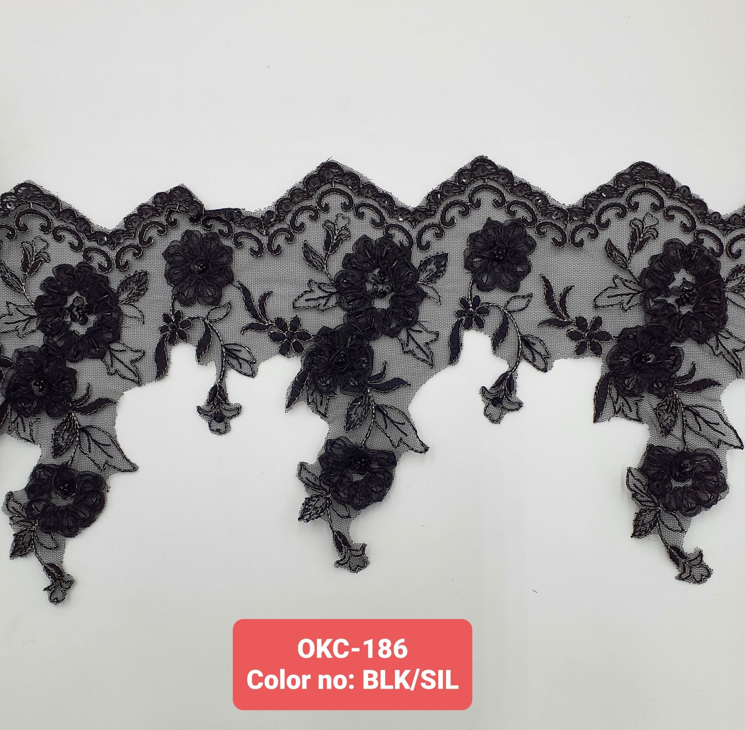 TULLE EMB.LACE (OKC-186)