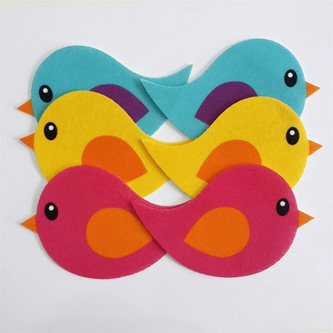 FELT APPLIQUE SEWING FIX:6PC (DK-FELT/SEW)