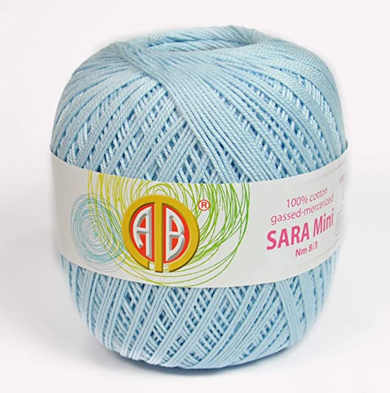 100%COT.YARN:100GRx3BL (300GRM) (SARA MINI/3)