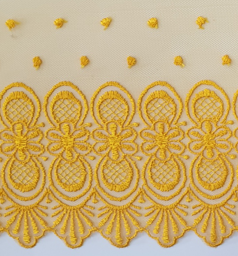 NET-CUT LACE;15Y (13.7MT):15CM) (D-49-4076)