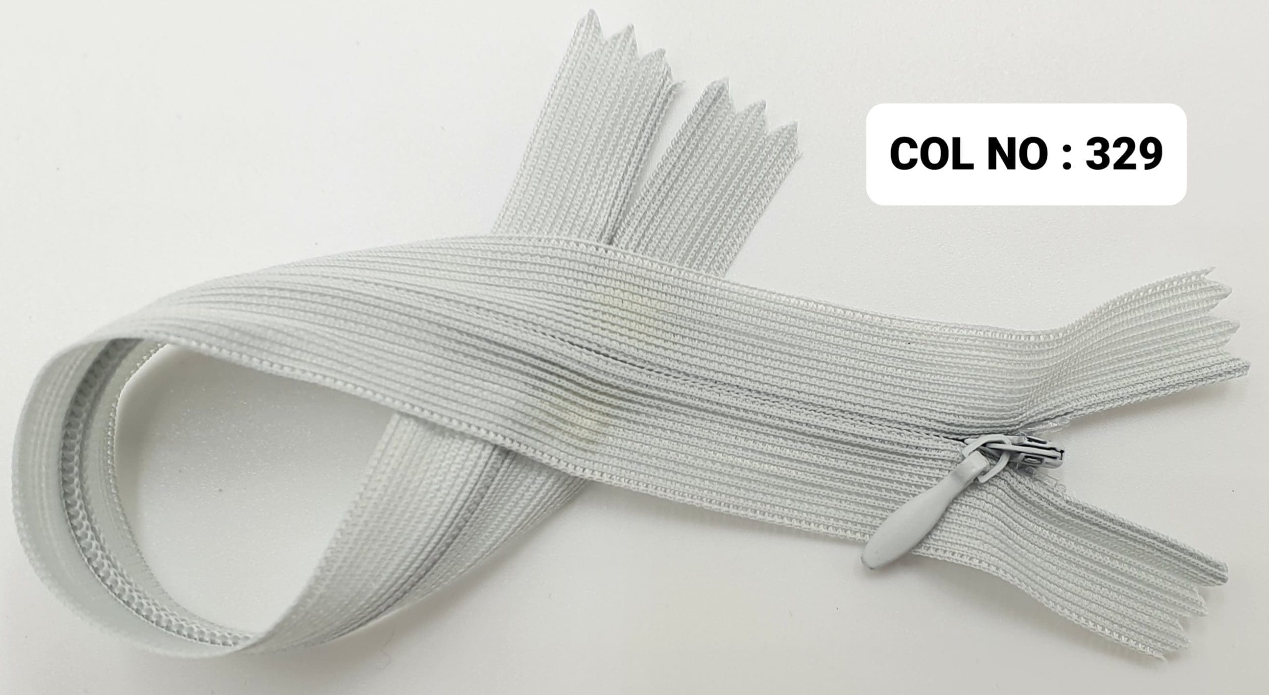 INVISIBLE ZIPPER:50PC/PKT (220321/8)