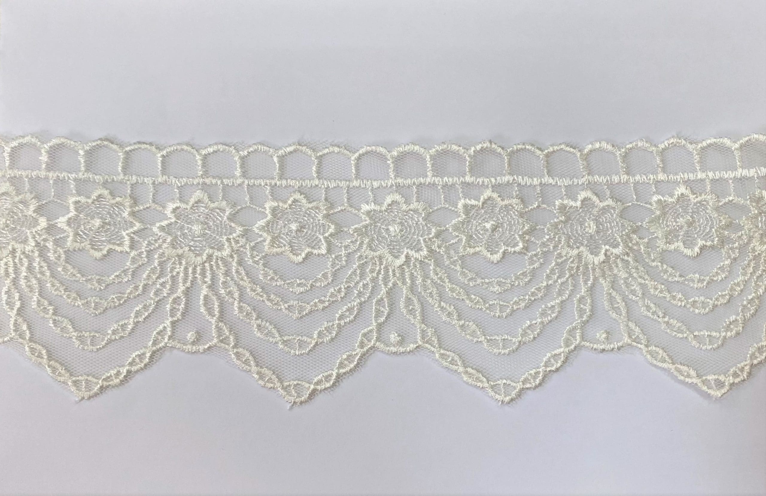 NET CUTTING LACE:3" (D-52-4063)