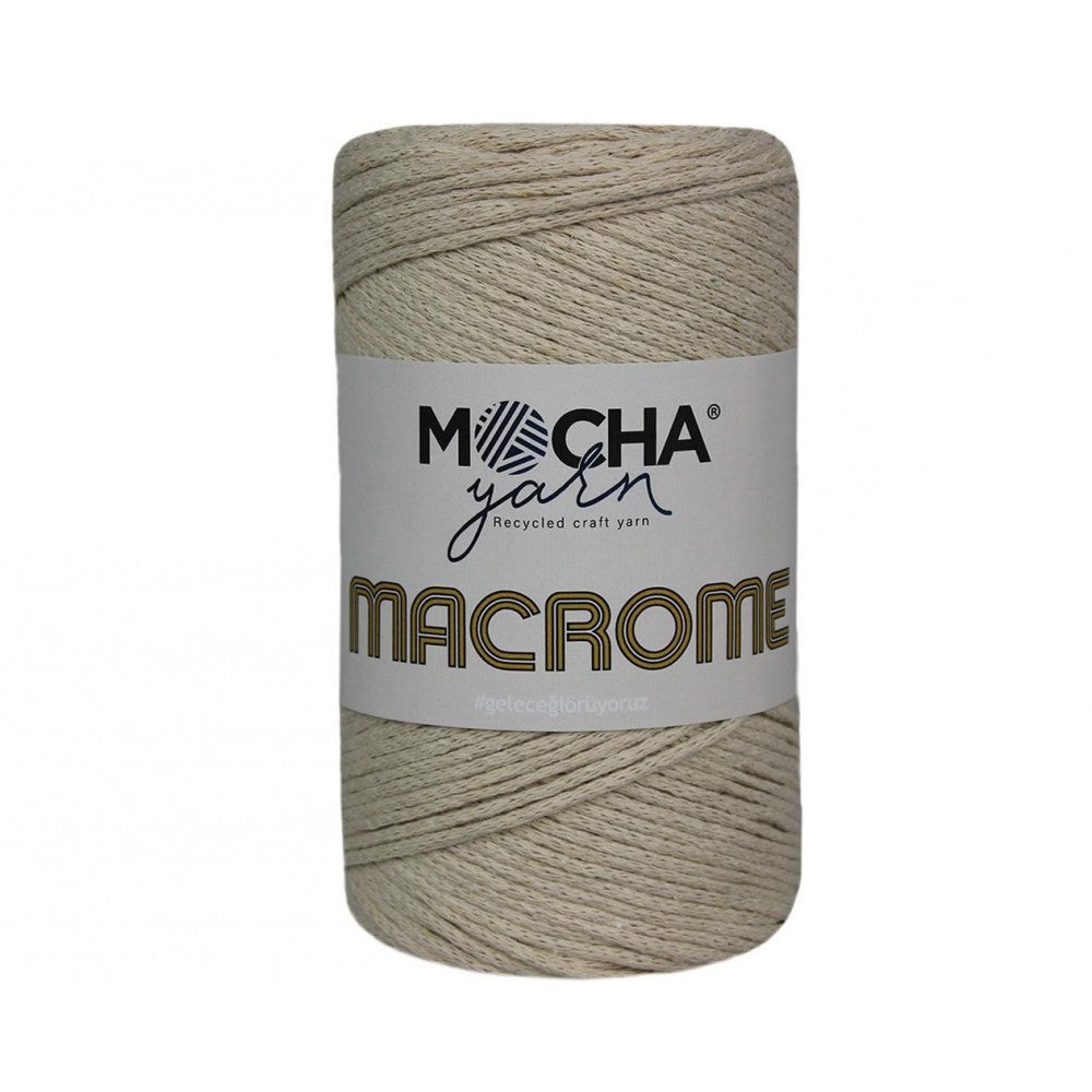COT/POL YARN:250GR (180MTR) (MOCHA/MACROME)