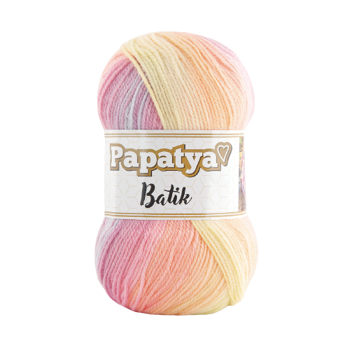 ACR.YARN:5BLx100GM (PAPATYA/BATIK)